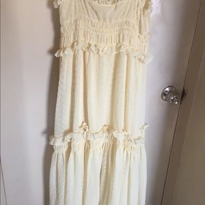 Yellow Poke a Dot Maxi